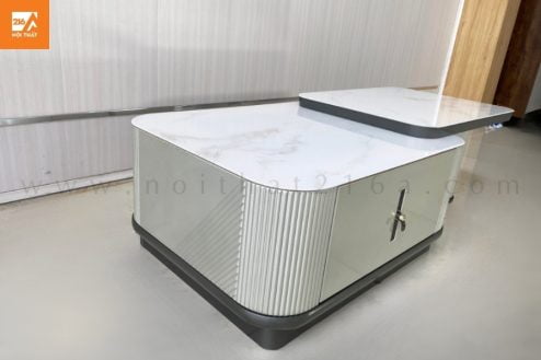 Bàn trà thông minh mặt kính 4028