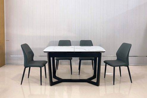 Bàn ăn mặt đá có bếp từ 6028