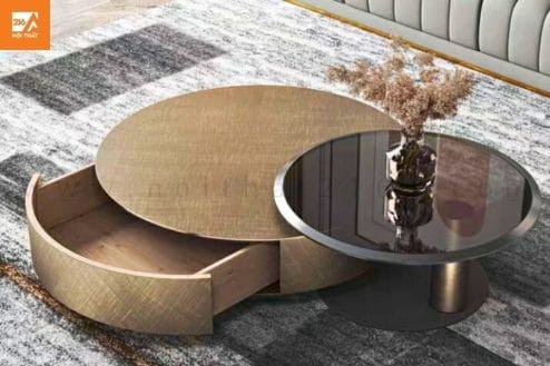 Bàn trà đôi độc đáo phong cách đương đại Elzira