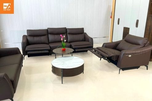 Sofa da bò thư giãn chỉnh điện 310