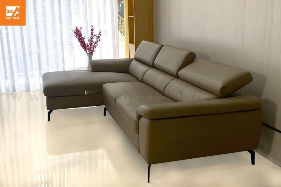 Sofa da phòng khách A034 47 Sofa da phòng khách A034