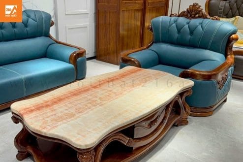 Sofa gỗ mun cao cấp GM3