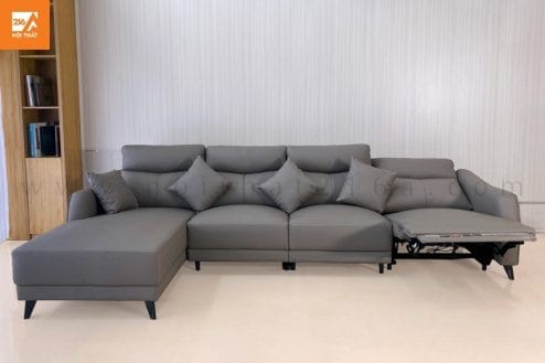 Sofa thư giãn chỉnh điện da bò A39