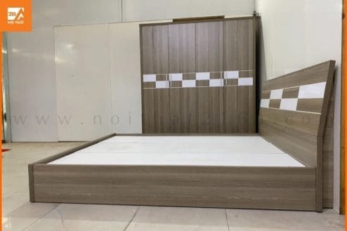 Bộ giường tủ melamin 18A
