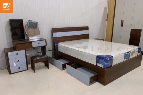 Giường ngủ gỗ công nghiệp chống ẩm 02