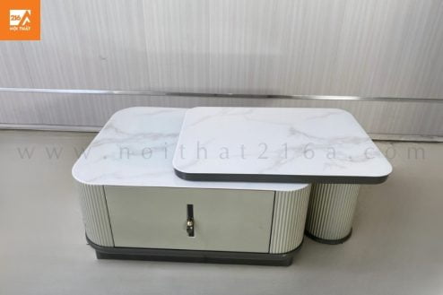Bàn trà thông minh mặt kính 4028