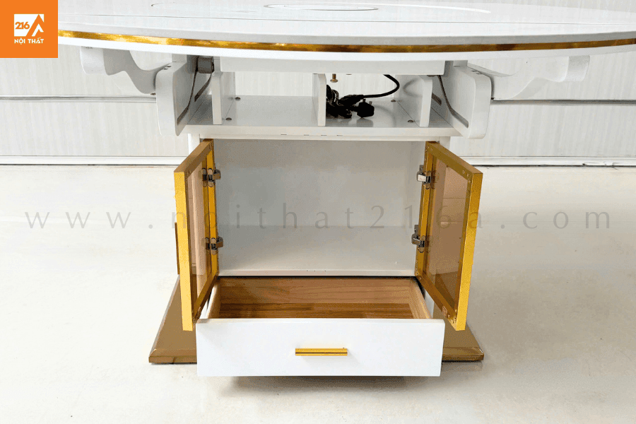 Bàn ăn mặt đá thông minh LuxStone 45 Bàn Ăn Mặt Đá Thông Minh LuxStone