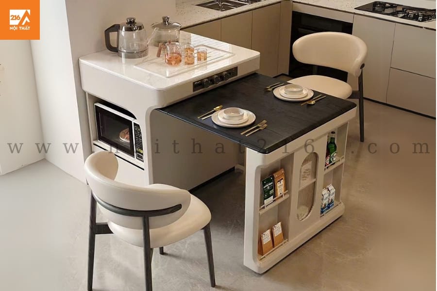 Bàn ăn đảo bếp gấp gọn TuckIn 46 Bàn ăn đảo bếp gấp gọn TuckIn
