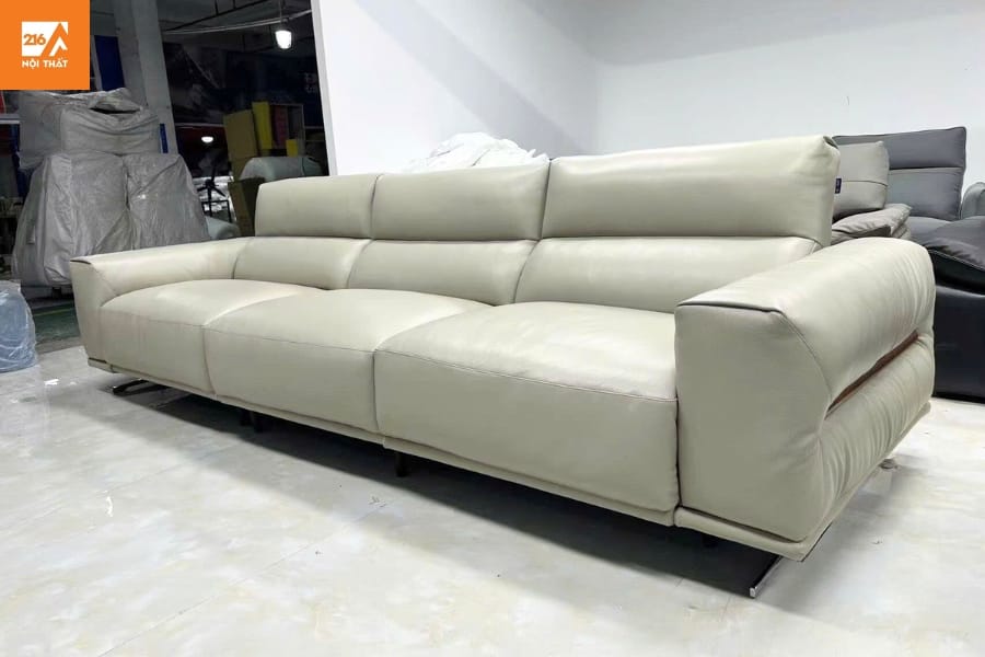 Sofa da bò nhập khẩu Roma 48 Sofa da bò nhập khẩu Roma