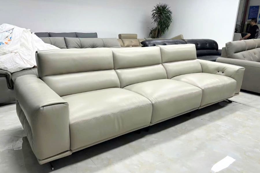 Sofa da bò nhập khẩu Roma 47 Sofa da bò nhập khẩu Roma