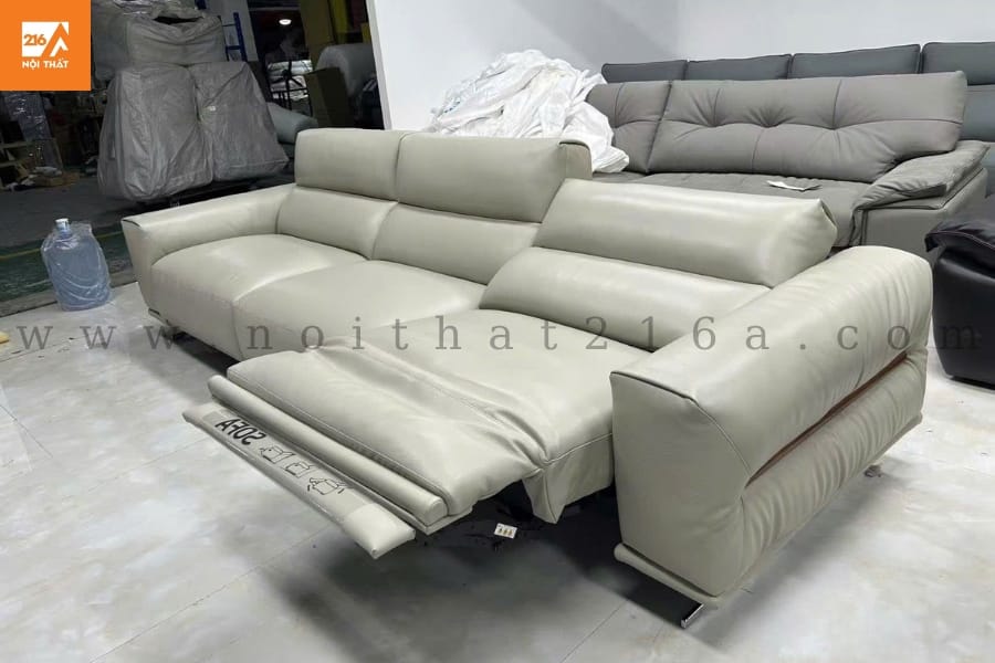 Sofa da bò nhập khẩu Roma 49 Sofa da bò nhập khẩu Roma