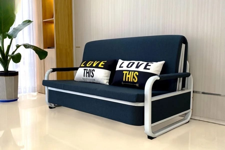 Phân biệt các loại khung sofa: gỗ dầu, gỗ thông, kim loại – Ưu nhược điểm của từng loại 4 Khung sofa kim loại
