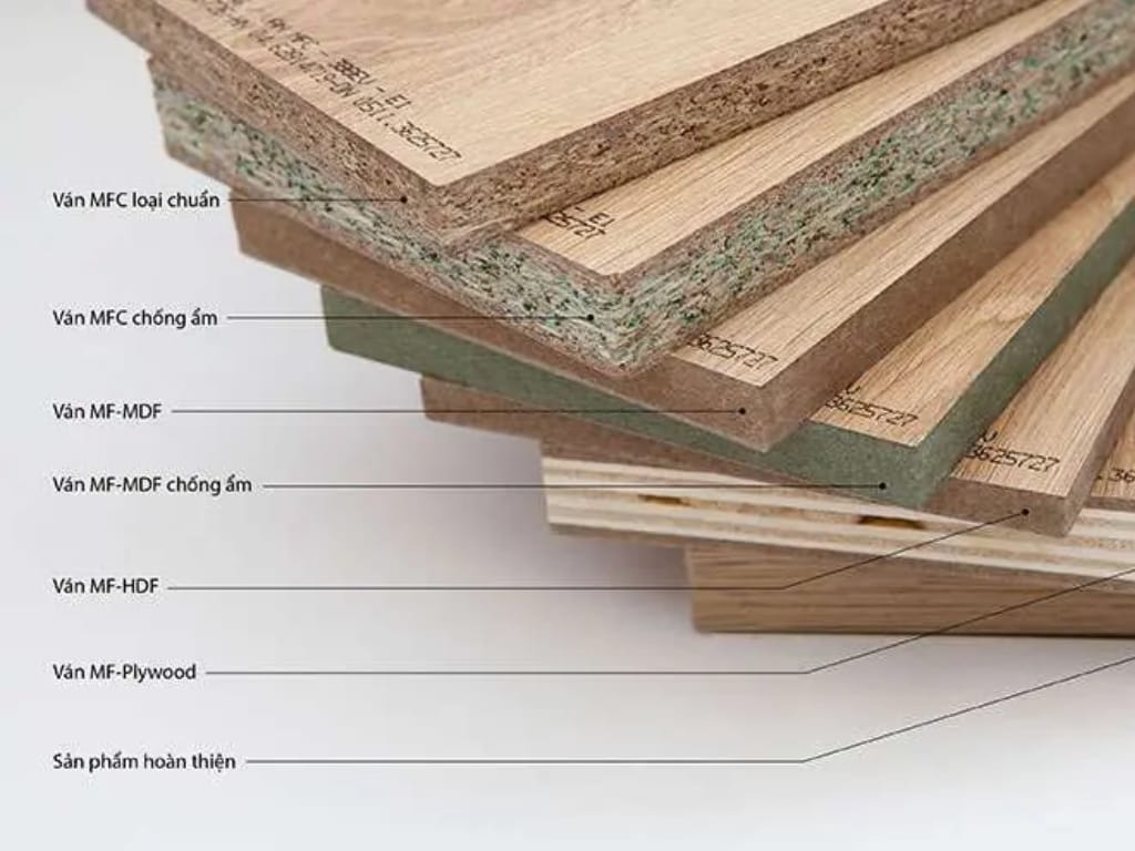 Nên chọn bàn ăn đảo bếp gỗ MDF hay gỗ Plywood? 1 bàn ăn đảo bếp gỗ MDF