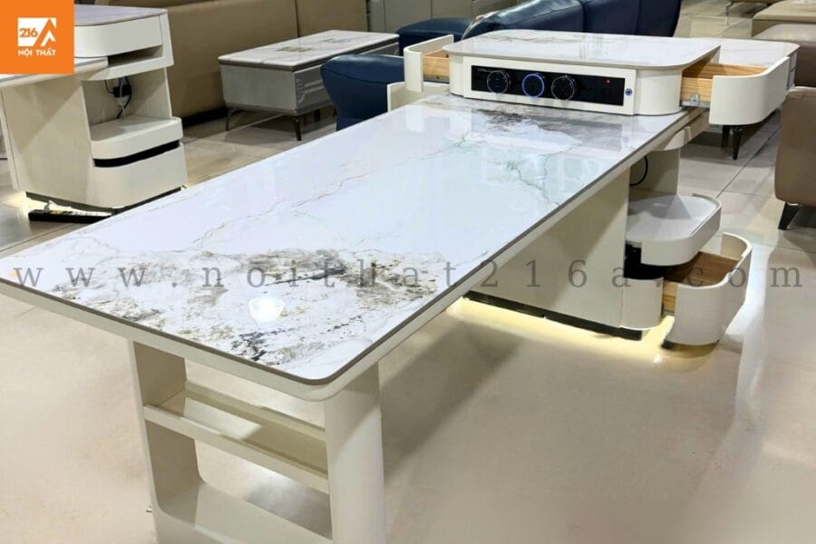 Bàn ăn kết hợp đảo bếp Solara