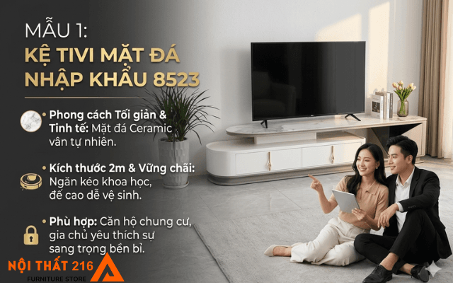 5 tiêu chí chọn bàn kệ phòng khách đẹp và bền cho gia đình 6 Mau-1-ke-tivi-mat-da-nhap-khau-8523