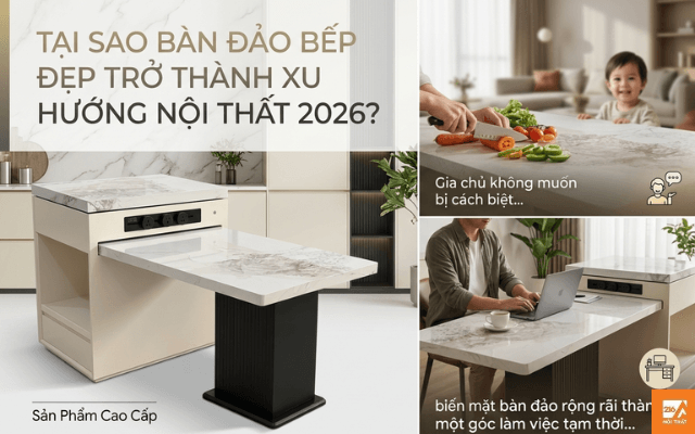 Top mẫu bàn đảo bếp đẹp đáng mua nhất xu hướng 2026 1 Tai-sao-ban-dao-bep-dep-tro-thanh-xu-huong-noi-that-2026