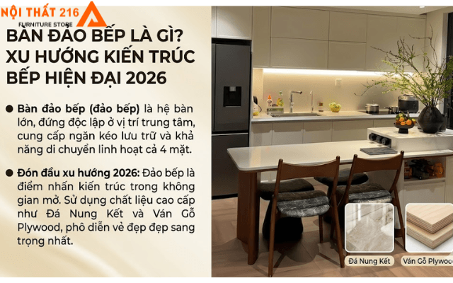 7 lý do nên đầu tư bàn đảo bếp thay vì chỉ làm tủ bếp thường 2 Ban-dao-bep-la-gi-Xu-huong-kien-truc-bep-hien-dai-2026