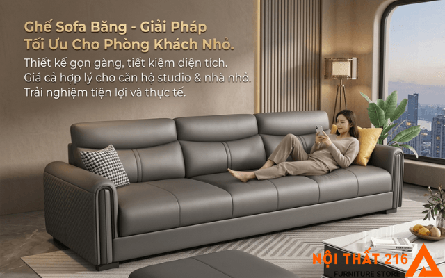 Ghế sofa gồm các loại nào? Top 10 dòng sofa xu hướng 2026 2 Ghe-sofa-bang-Sofa-van