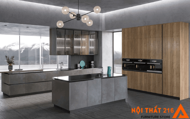 Cách đặt bàn đảo bếp đúng phong thủy mà bạn cần nên biết 3 Khong-dat-giua-trung-cung