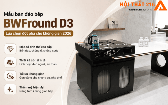 Mẫu bàn bàn đảo bếp mới ra mắt cho gia đình từ 4-8 người 3 Mau-ban-dao-bep-BWFround-D3-–-Lua-chon-dot-pha-cho-khong-gian-2026