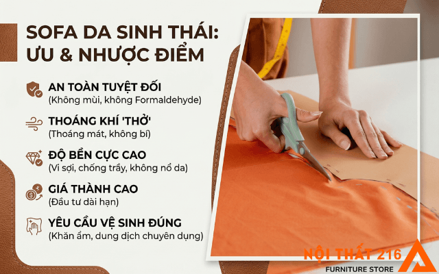 Sofa da sinh thái là gì? Ưu nhược điểm kinh nghiệm mua 2026 2 Uu-va-nhuoc-diem-cua-sofa-da-sinh-thai-ban-can-biet