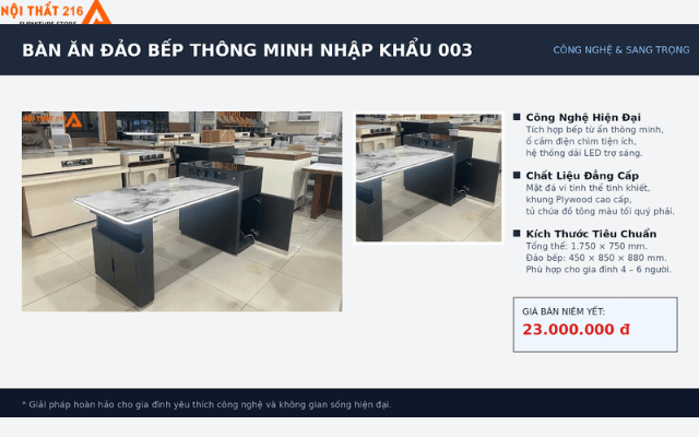 7 Mẫu bàn ăn đảo bếp mới cập nhật tại nội thất 216a 5 Ban-an-dao-bep-003-nhap-khau-phu-hop-voi-nhom-khach-hang-nao