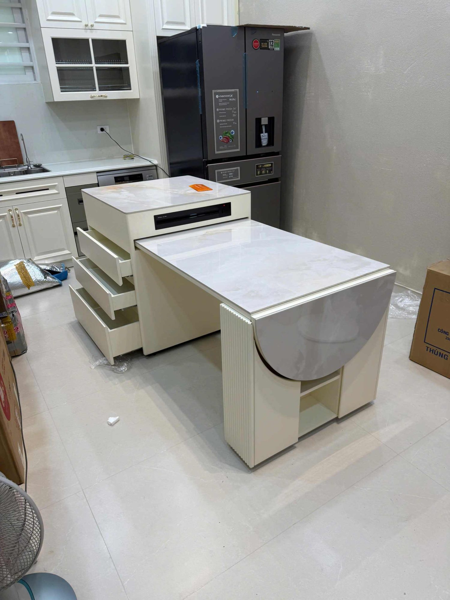 Bàn ăn đảo bếp 005 đá nung kết tích hợp khay úp chén 72 Ban-an-dao-bep-005-da-nung-ket-tich-hop-khay-up-chen-5