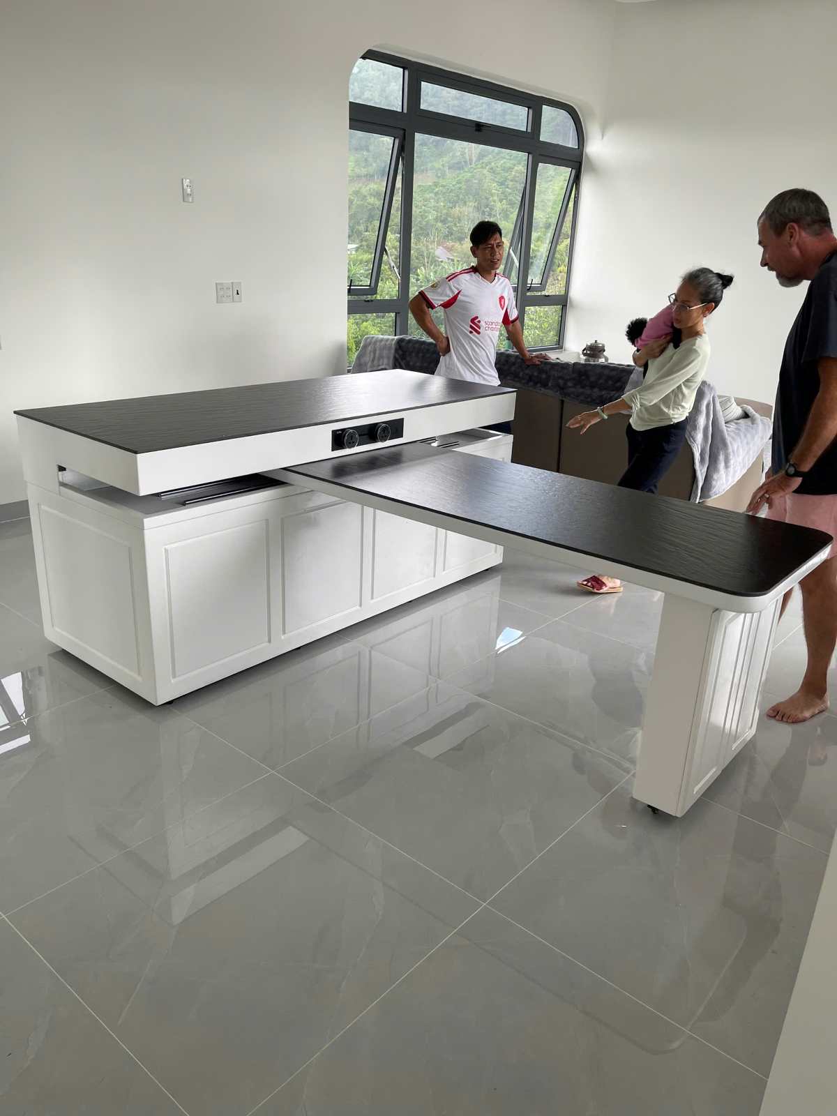 Bàn ăn kết hợp đảo bếp chữ t xoay 90 độ 007 tân cổ điển 90 Danh-gia-ban-an-ket-hop-dao-bep-chu-t-xoay-90-do-007-2