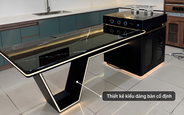 Bàn ăn kết hợp đảo bếp D18 2m6 nhập khẩu 70 ban-an-ket-hop-dao-bep-D18-6-1