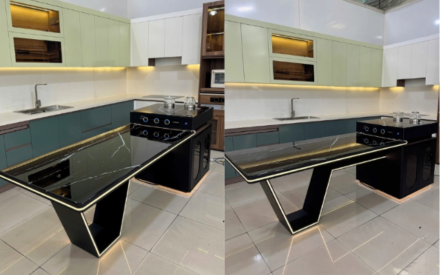 Bàn ăn kết hợp đảo bếp D18 2m6 nhập khẩu 66 ban-an-ket-hop-dao-bep-d18-3