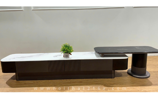 Kệ ti vi 297 mặt kính vân đá nhập khẩu 54 ke-ti-vi-297